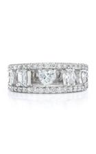 Mindi Mond Fancy Cut Diamond 18k White Gold Ring