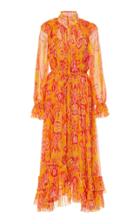 Zimmermann Brightside Frilled Midi Dress