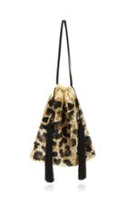 Attico Full Sequins Leopard Pouch Bag
