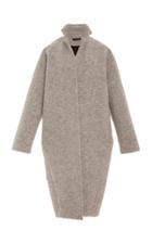 Sally Lapointe Bonded Wool Oversized Cocoon Coat