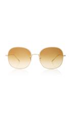 Oliver Peoples Mehrie Round-frame Metal Sunglasses