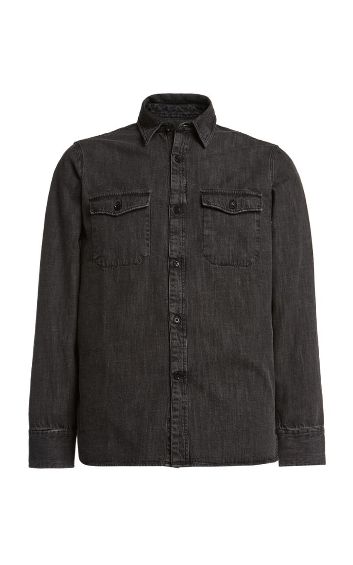 Moda Operandi Officine Gnrale Amar Washed Denim Shirt