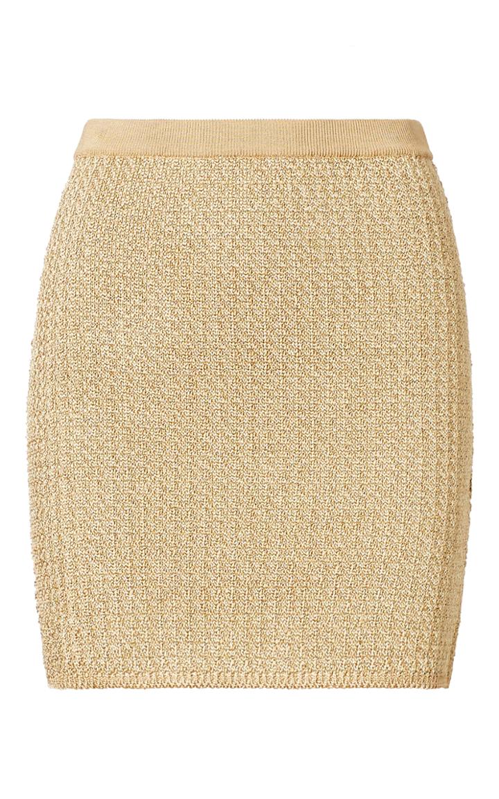Ralph Lauren Metallic Mini Skirt
