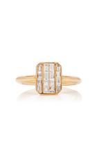 Moda Operandi Kavant & Sharart Emerald Shaped Puzzle Ring Size: 4