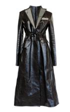 Moda Operandi Peter Do Everyday Belted Mixed-leather Coat