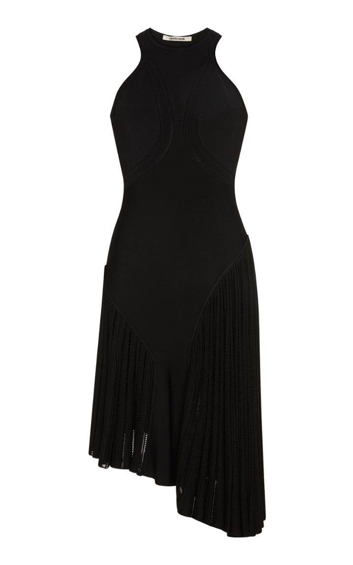 Roberto Cavalli Asymmetrical Knit Dress