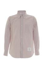 Thom Browne Striped Cotton-poplin Shirt
