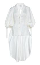Aje Allgro Linen And Silk-blend Top