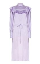 Flow The Label Ruffled Bib Drawstring Dress