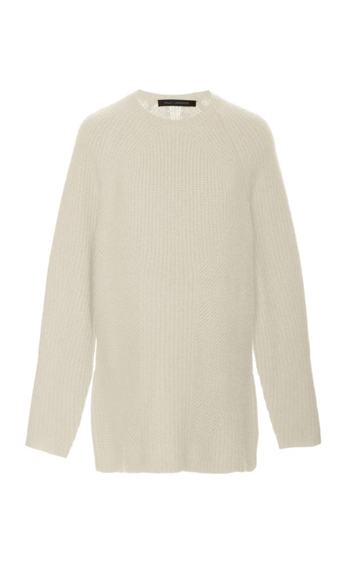 Sally Lapointe Plush Silk Cashmere Pullover