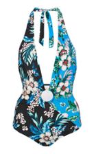 Diane Von Furstenberg Floral-print Swimsuit