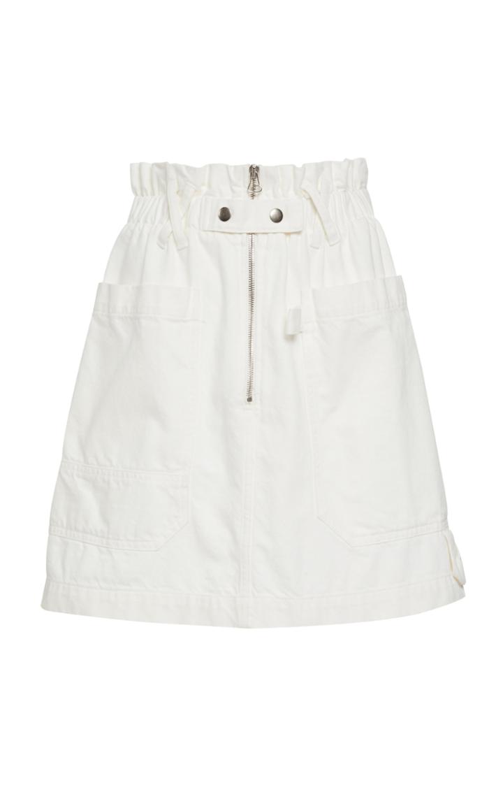 Sea Mara High-rise Denim Mini Skirt