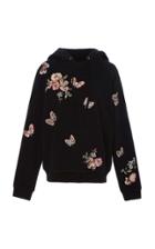 Needle & Thread Butterfly Rose Embroidered Sweatshirt