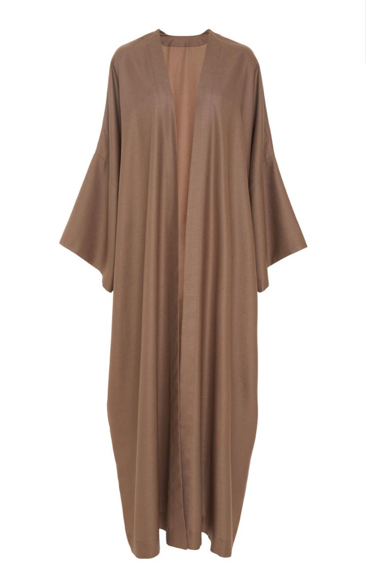 Bouguessa Minimal Twill Long Cardigan