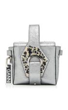 Ganni Mini Metallic Leather Crossbody Bag