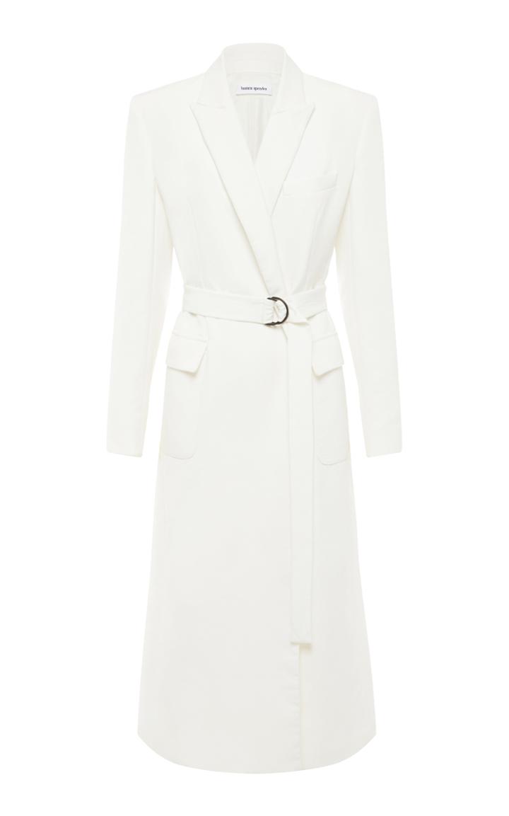 Bianca Spender Cinch Waist Belted Trench