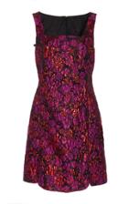 Anna Sui Grace Metallic Jacquard Dress