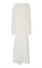 Moda Operandi Toteme Coripe Smocked Silk-blend Dress Size: Xs