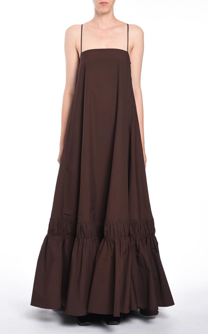Moda Operandi Jil Sander Sleeveless Cotton Maxi Dress