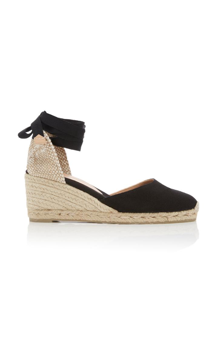 Castaer Carina Canvas Wedge Sandals