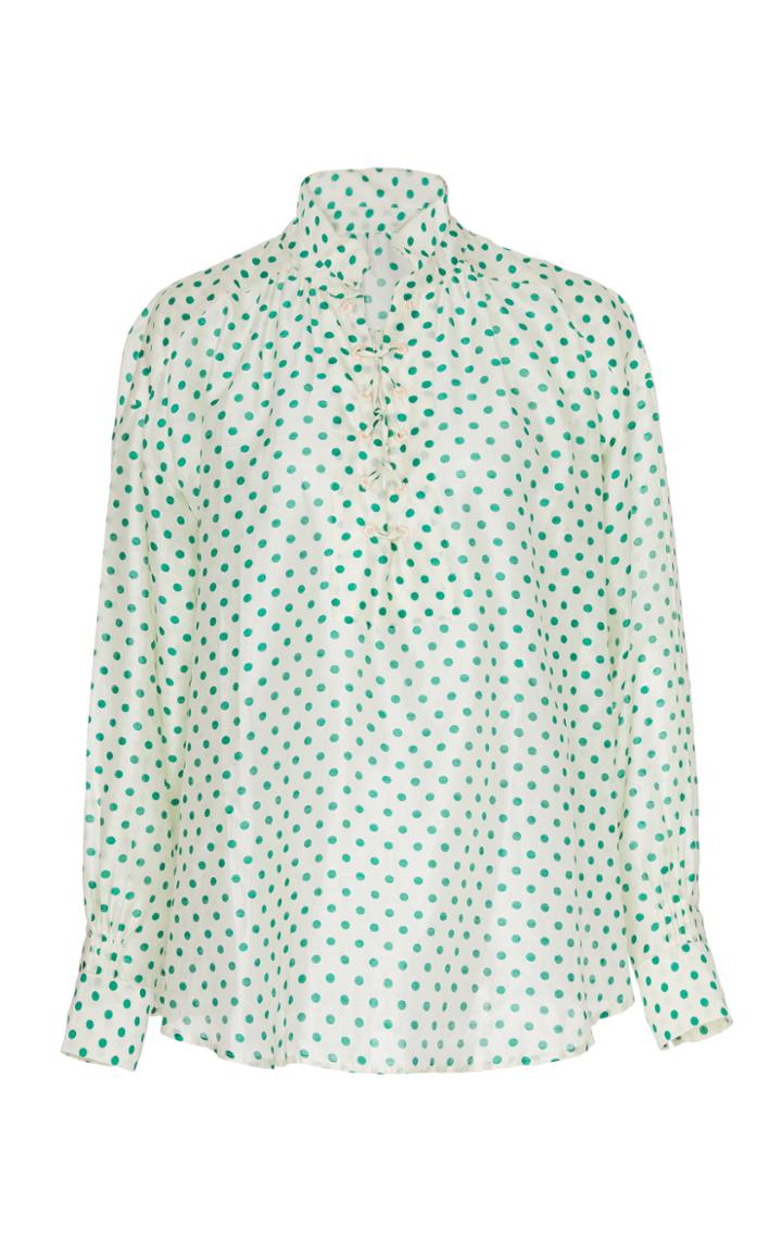 Moda Operandi Alix Of Bohemia Petit Pois Silk Top