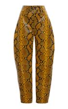 Moda Operandi Attico Wide Leg Tailored Snake Print Trousers
