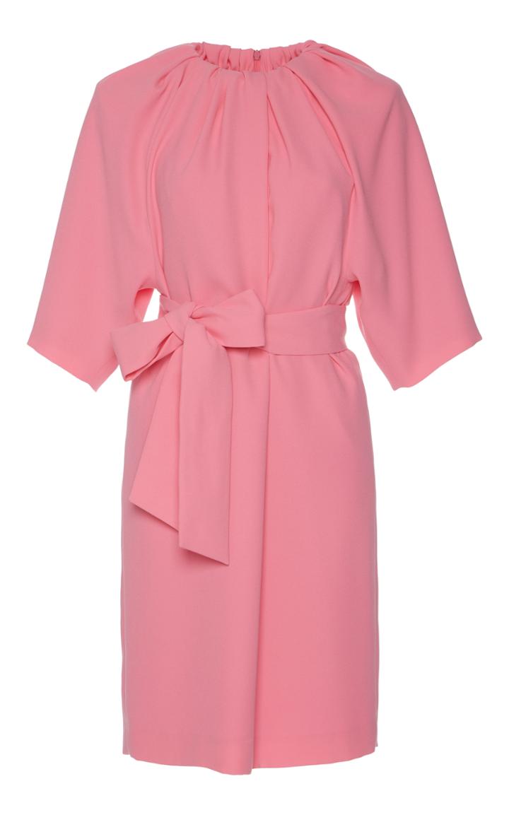 Maison Margiela Rouched Neck Mini Dress