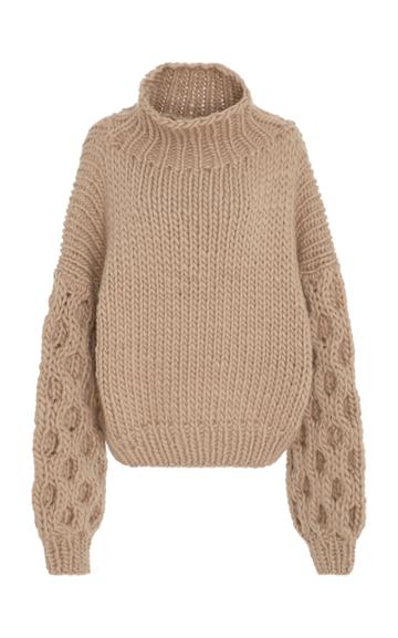 I Love Mr. Mittens Chucky Sleeve Wool Sweater