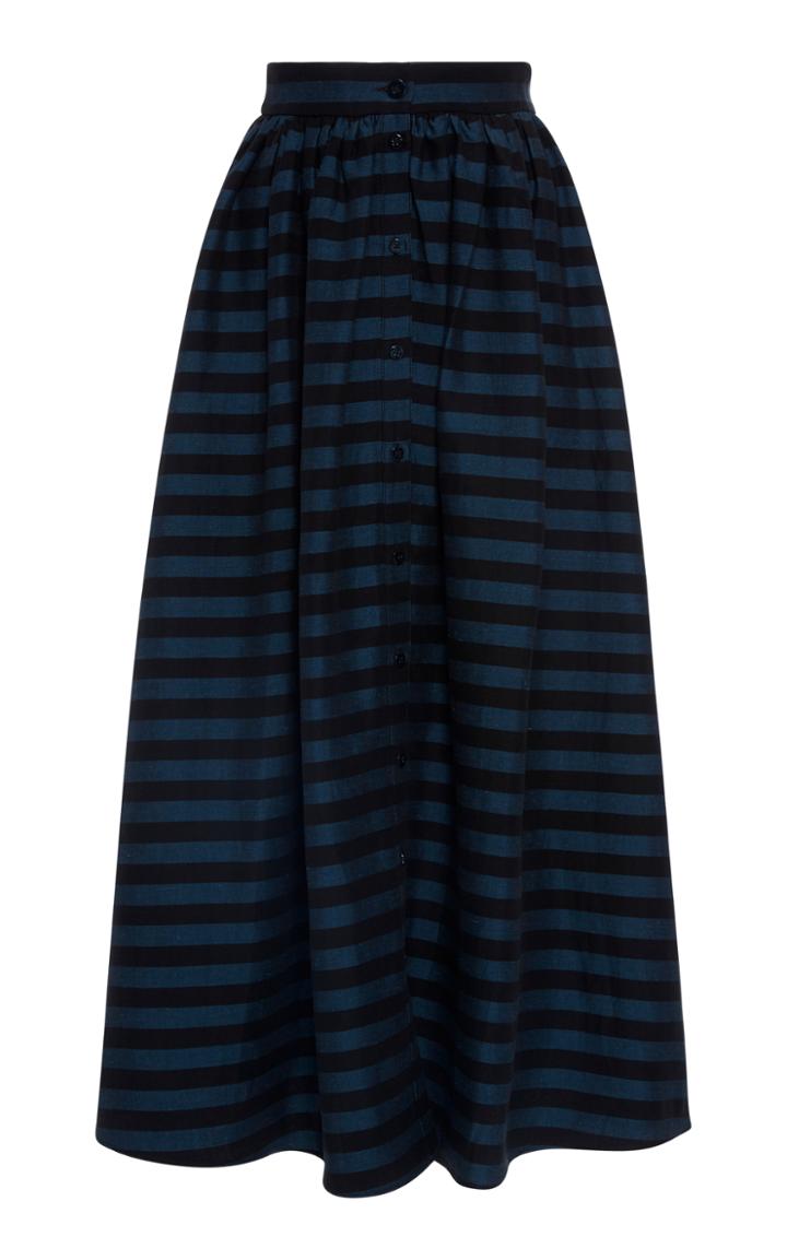 Mara Hoffman Rosie Striped Midi Skirt