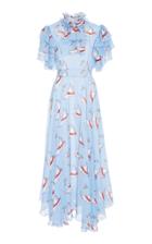 Macgraw Cathedral Silk Chiffon Dress