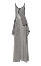 Victoria Beckham Draped Cotton-blend Cami Dress