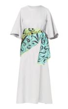 Wynn Hamlyn Exclusive Scarf-detailed Linen Maxi Dress
