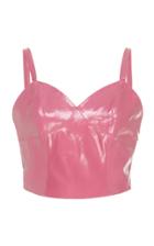 Fleur Du Mal Patent Seamed Leather Cami