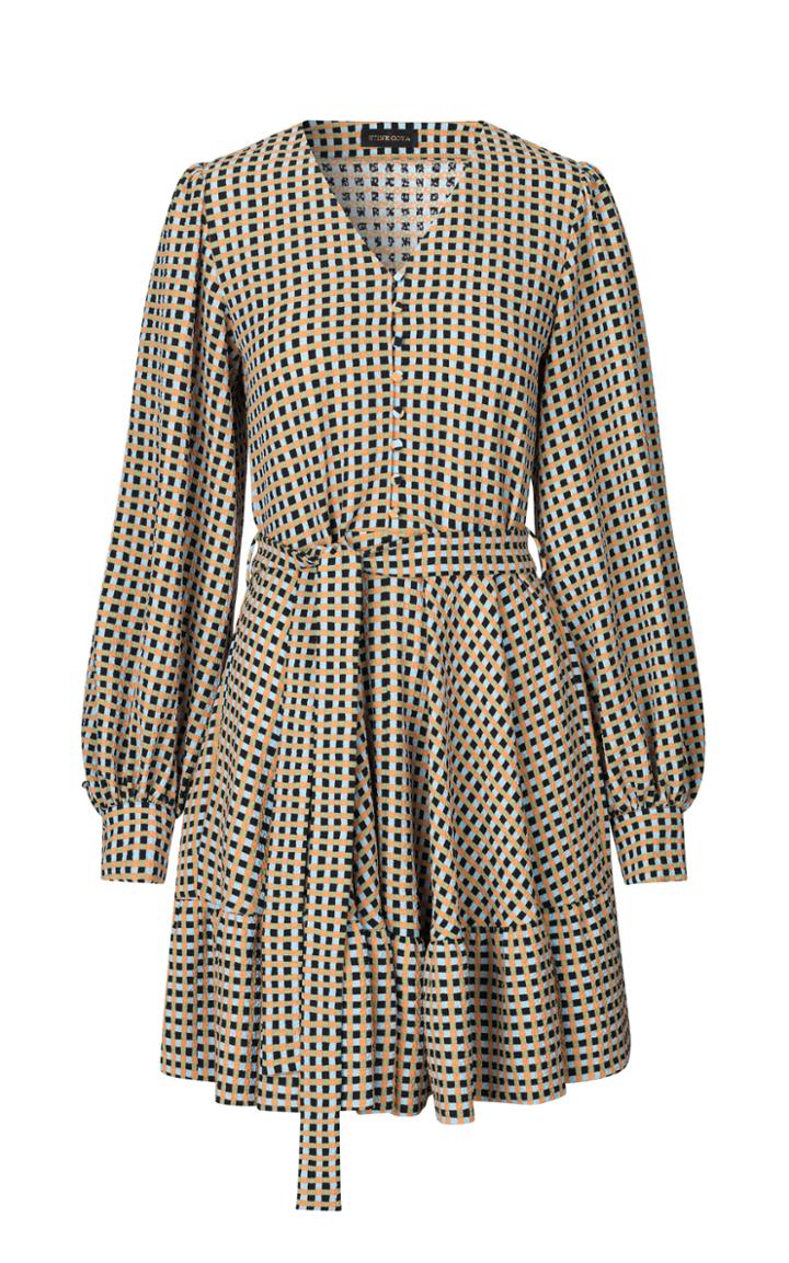 Stine Goya Farrow Check Mini Dress