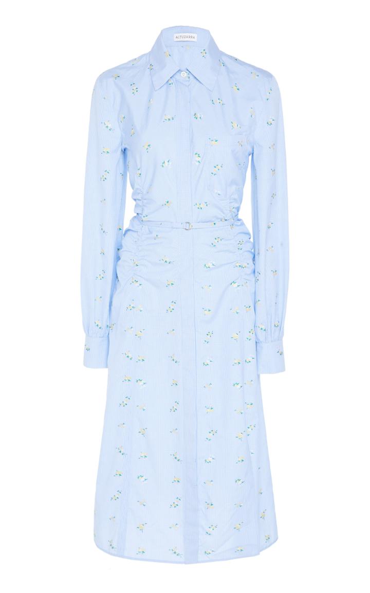Altuzarra Strada Cotton Collared Dress