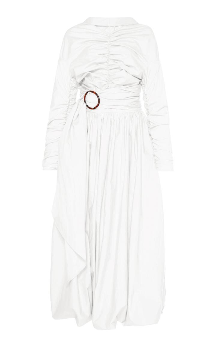 Isa Arfen Ruched Bubble Dress