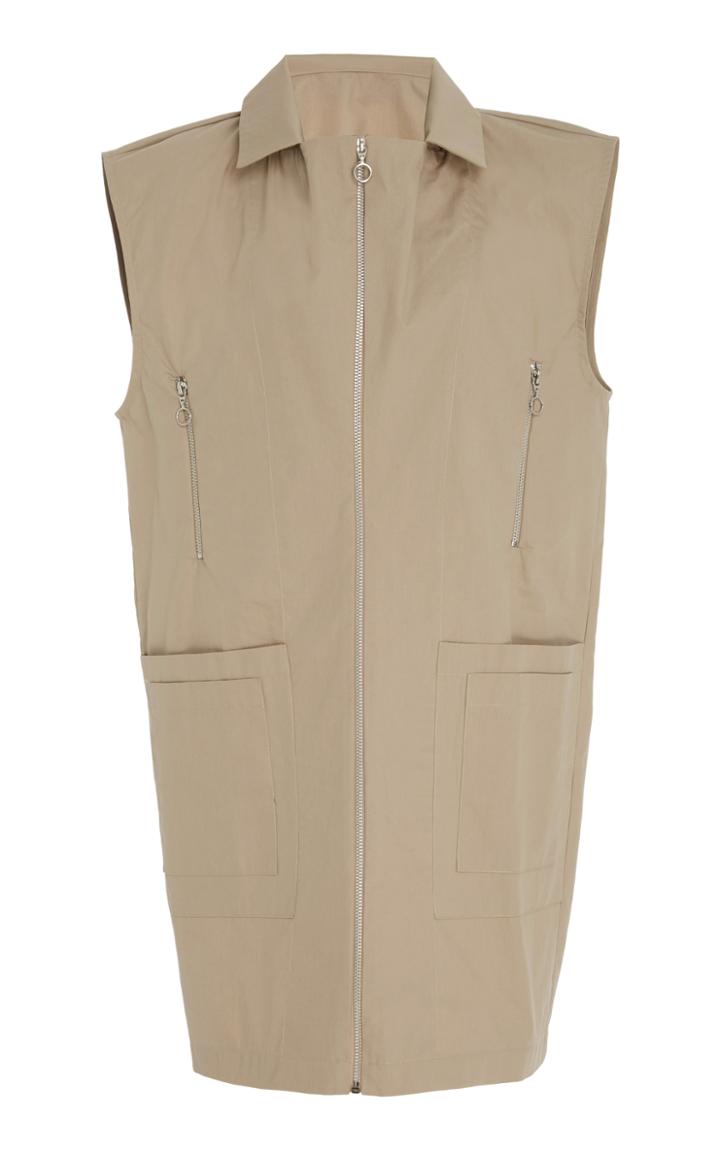 Christina Economou Sleeveless Cargo Jacket