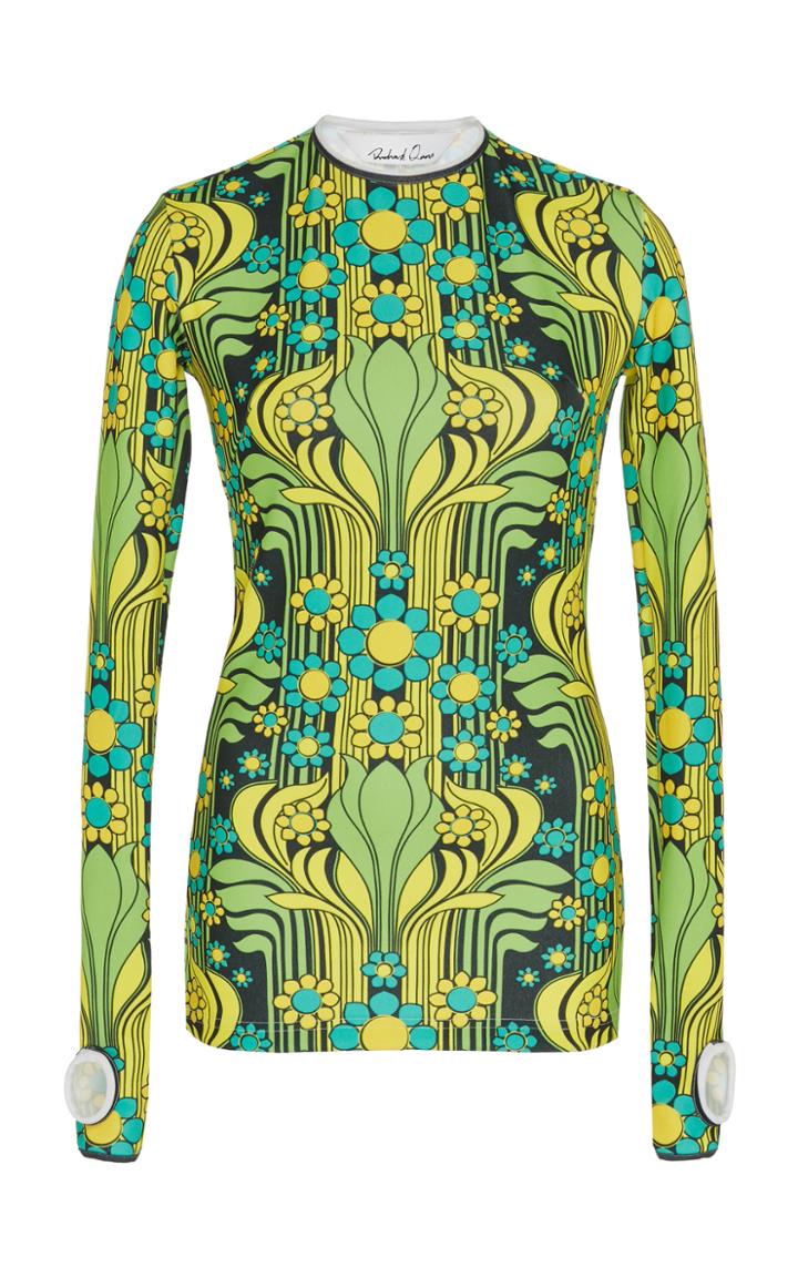 Richard Quinn Printed Jersey Top