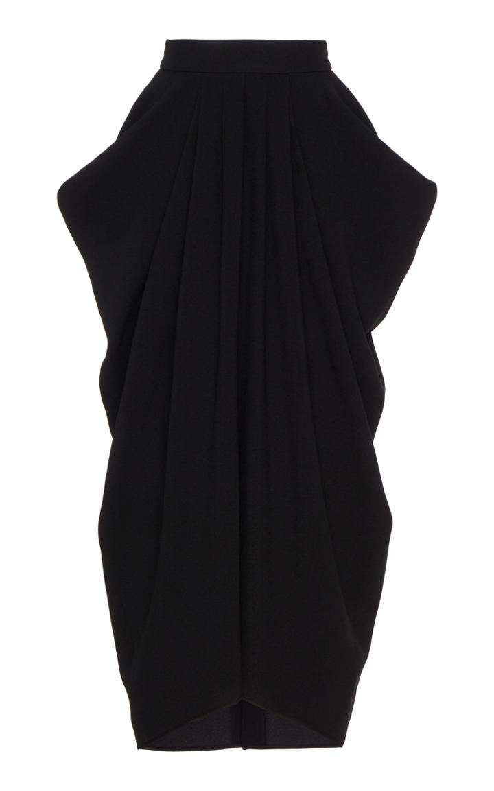 Moda Operandi Proenza Schouler Draped Crepe Midi Skirt Size: 0