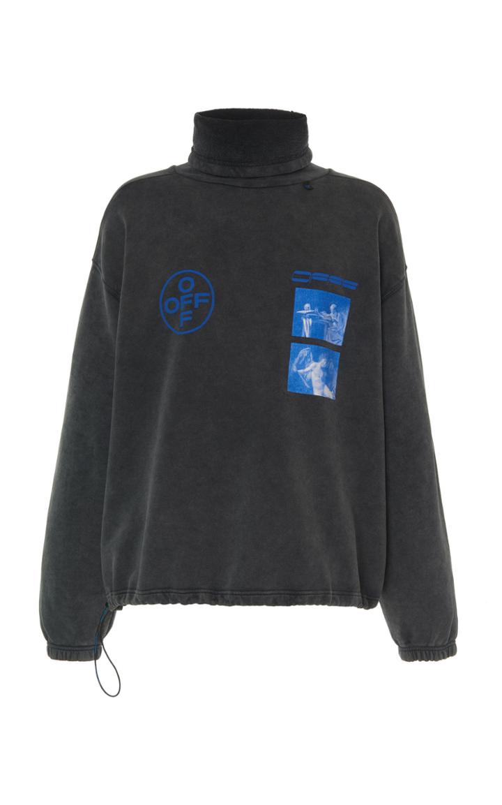 Off-white C/o Virgil Abloh Hardcore Carav Funnel Neck Sweatshirt