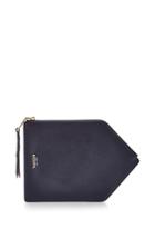 Thakoon Navy Calf Leather Bombay Pouch