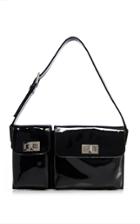 Moda Operandi By Far Billy Dual Pouch Patent Leather Shoulder Bag