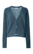 Moda Operandi Vince Ribbed Cashmere Cardigan Size: S