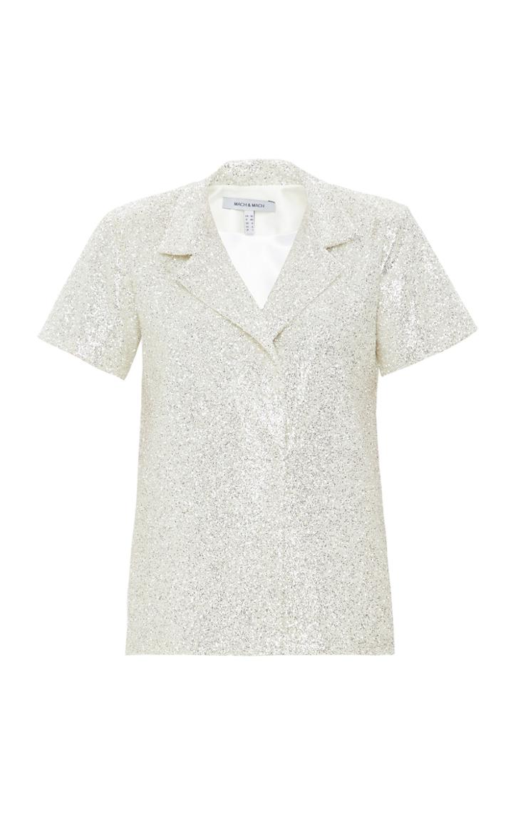 Moda Operandi Mach & Mach Glitter French Shirt