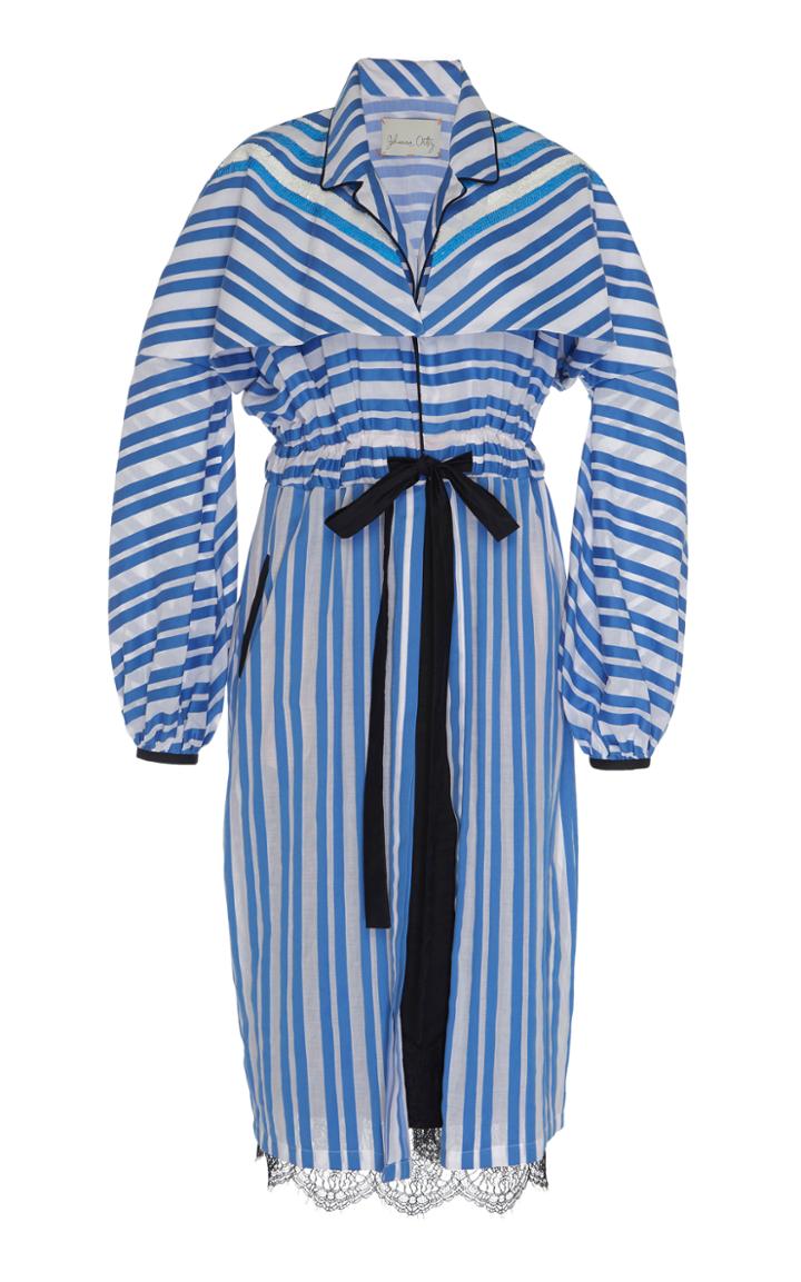 Johanna Ortiz Lioness Cotton Voile Trench Coat
