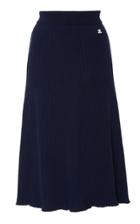 Courrges Cotton And Cashmere-blend Skirt