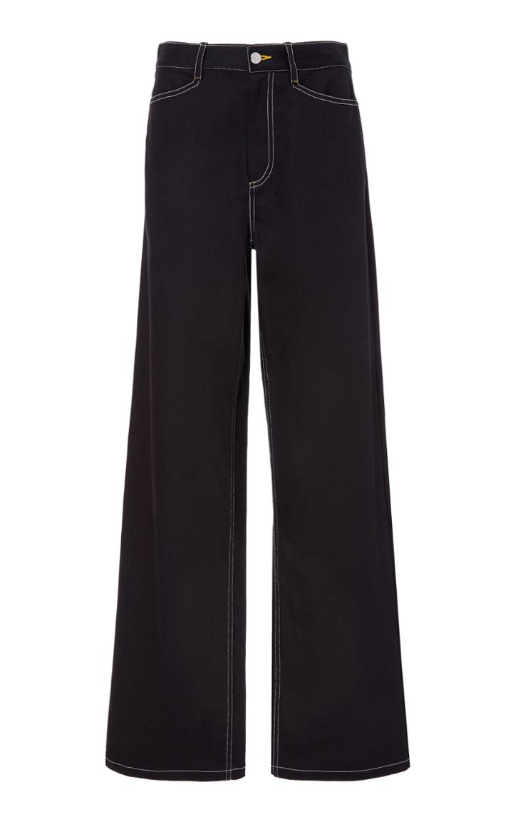 Rosetta Getty Straight-leg High-rise Jeans