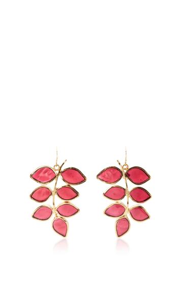 Loulou De La Falaise Hook Leaf Earring
