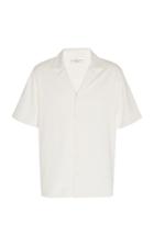 Moda Operandi Tibi Chalky Drape Short Sleeve Shirt Size: Xs
