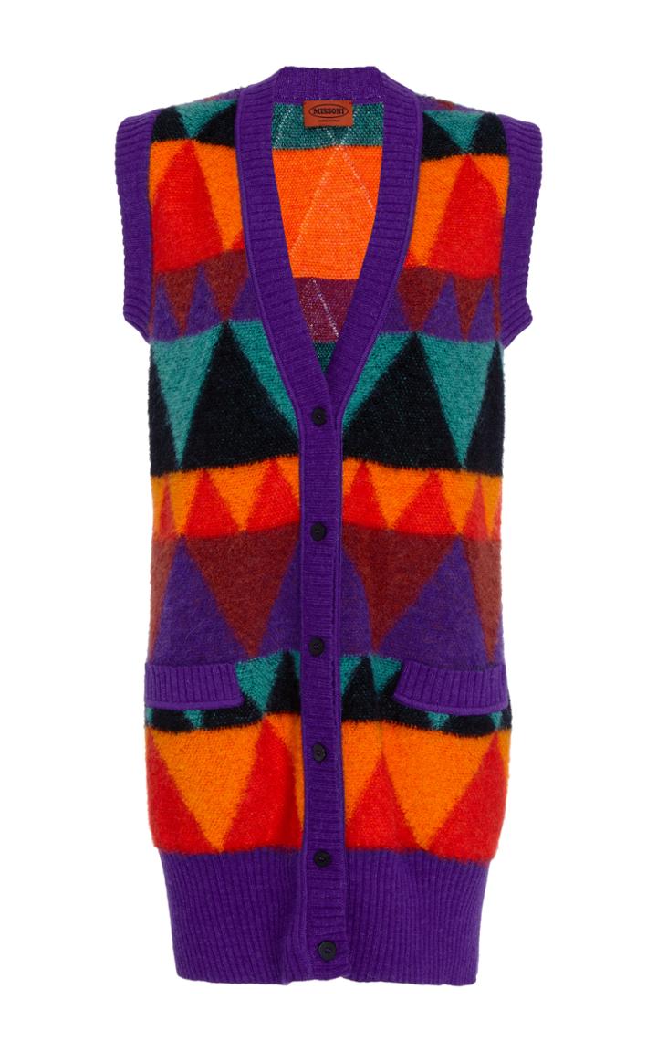 Missoni V-neck Long Cardigan